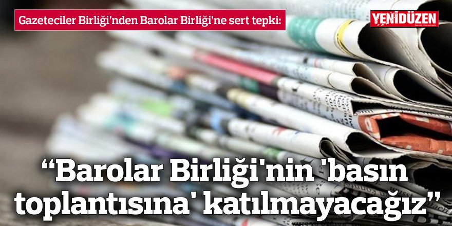 “Oldubitti anlayışını kabul etmiyoruz”
