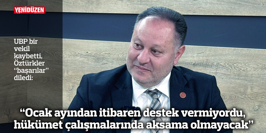 “Ocak ayından itibaren destek vermiyordu, hükümet çalışmalarında aksama olmayacak”