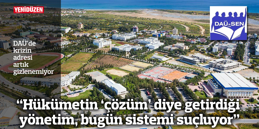 “Hükümetin ‘çözüm’ diye getirdiği yönetim, bugün sistemi suçluyor”