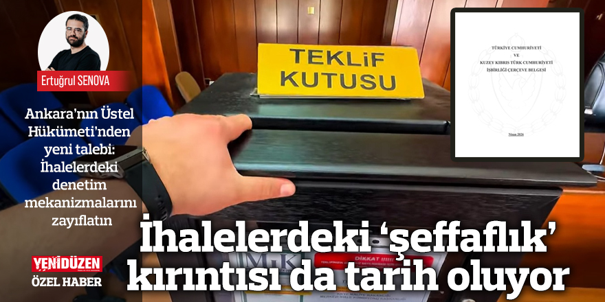 İhalelerdeki ‘şeffaflık’  kırıntısı da tarih oluyor