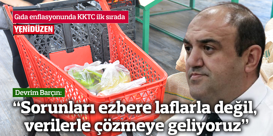 Gıda enflasyonunda KKTC ilk sırada