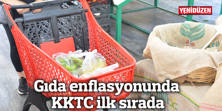 Gıda enflasyonunda KKTC ilk sırada