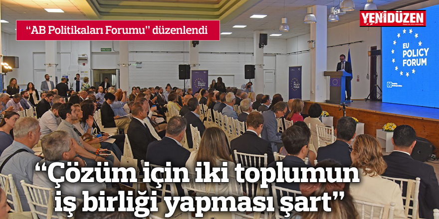 “Çözüm için iki toplumun iş birliği yapması şart”