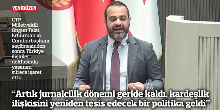 “Artık jurnalcilik dönemi geride kaldı, kardeşlik ilişkisini yeniden tesis edecek bir politika geldi”