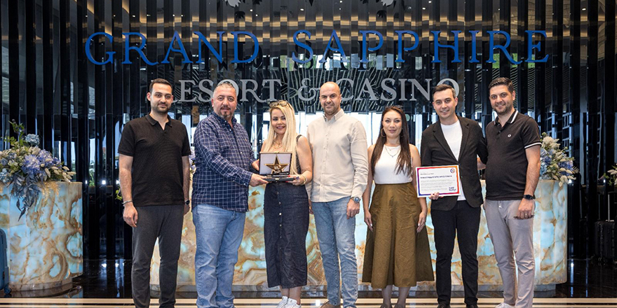 Grand Sapphire’e Misafir Memnuniyeti ödülü