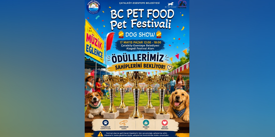 Alagadi’de “BC Pet Food Pet Festivali” heyecanı yaşanacak