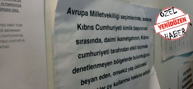 Kıbrıslı Türkler, ‘Sandığa giremedi’!