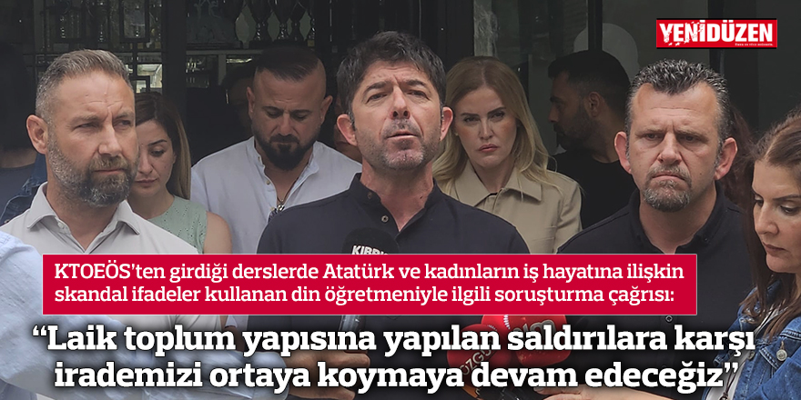 “Laik toplum yapısına yapılan saldırılara karşı irademizi ortaya koymaya devam edeceğiz”