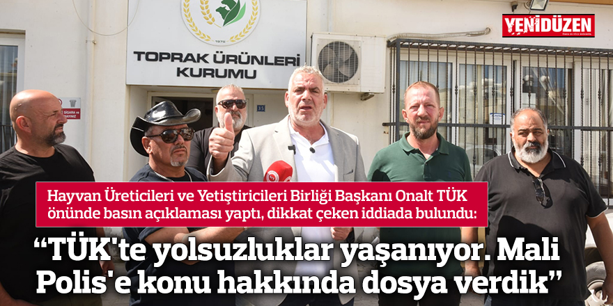 "TÜK'te yolsuzluklar yaşanıyor. Mali Polis'e konu hakkında dosya verdik"