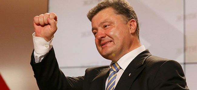 Ukraynada zafer Poroşenko’nun