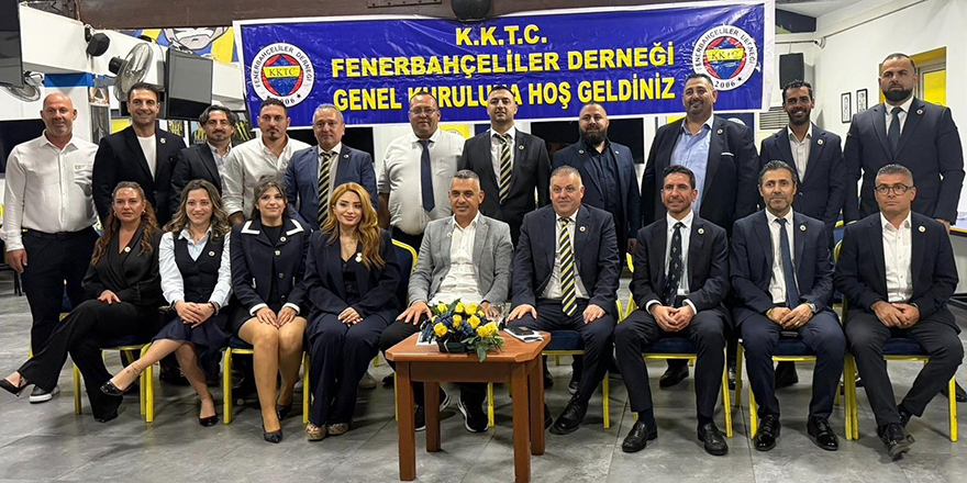 KKTC Fenerbahçeliler Derneği’nde Tolga Ahmet Raşit yeniden başkan seçildi