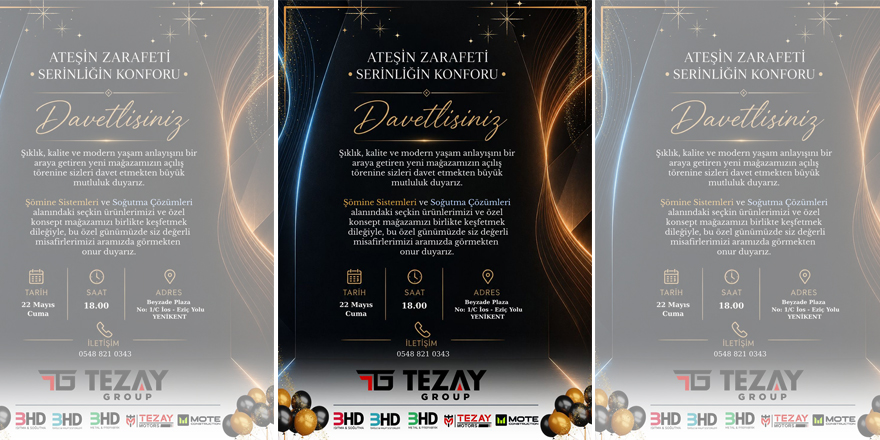 Tezay Group yeni mağazasını açıyor