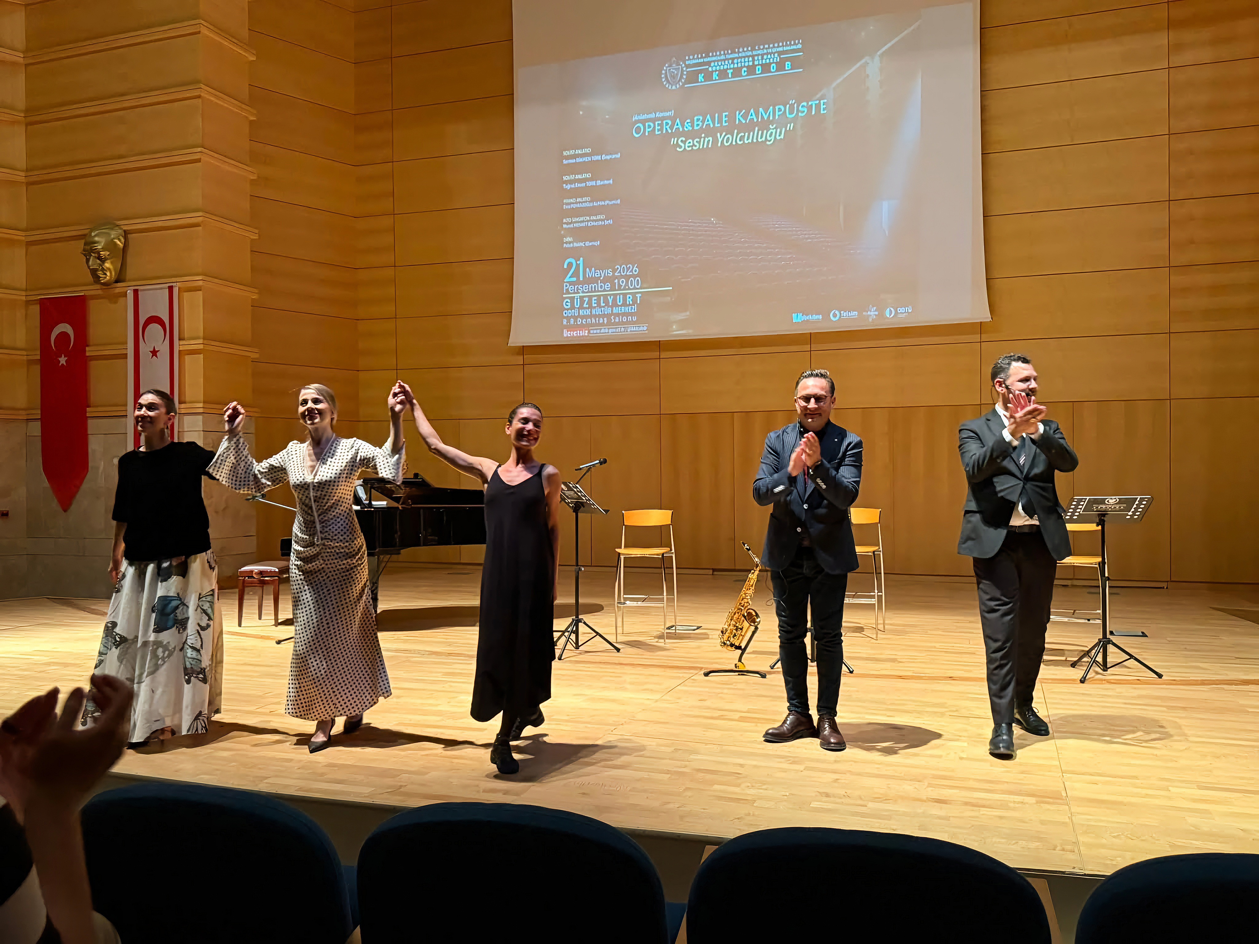 “Opera & Bale Kampüste-Sesin Yolculuğu” etkinliği, ODTÜ Kuzey Kıbrıs Kampüsü’nde gerçekleştirildi