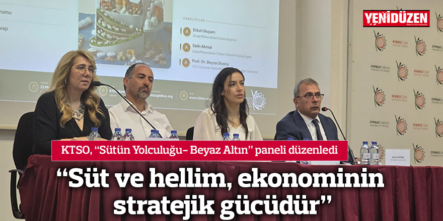“Süt ve hellim, ekonominin stratejik gücüdür”
