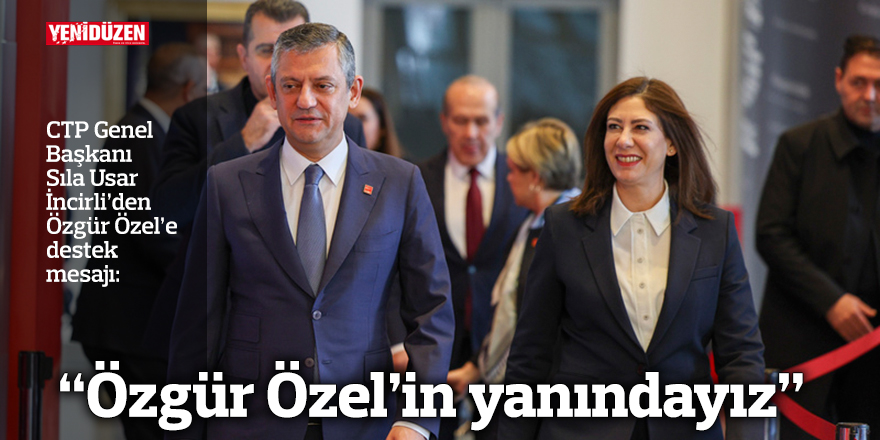 “Özgür Özel’in yanındayız”