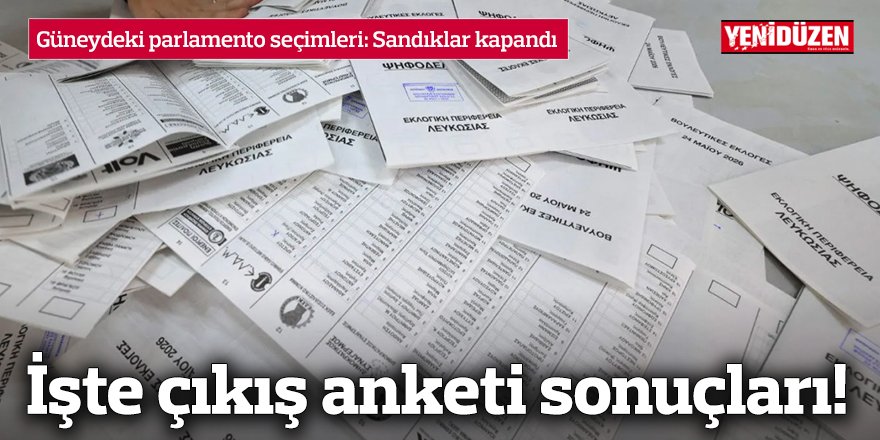 Güneydeki parlamento seçimleri: Sandıklar kapandı, çıkış anketi sonuçları açıklandı!