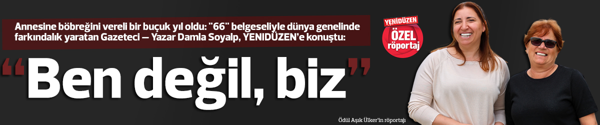 “Ben değil, biz”