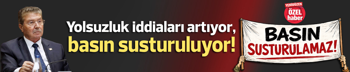 Yolsuzluk iddiaları artıyor, basın susturuluyor!