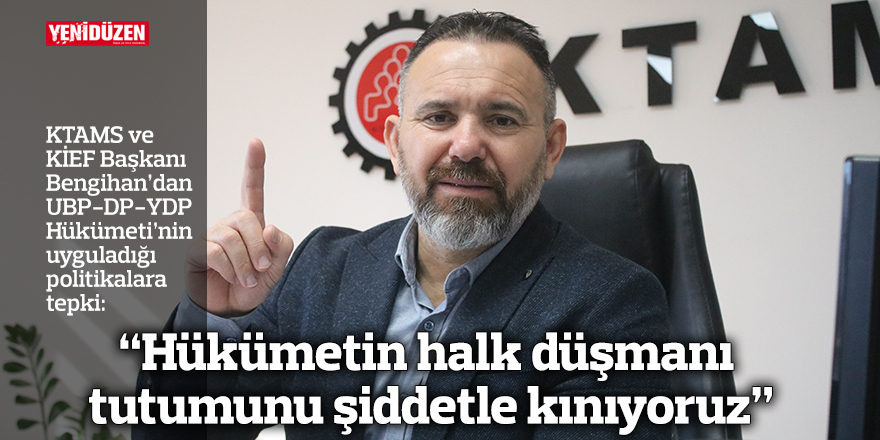 “Hükümetin halk düşmanı tutumunu şiddetle kınıyoruz”
