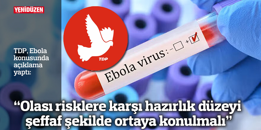 “Olası risklere karşı hazırlık düzeyi şeffaf şekilde ortaya konulmalı”