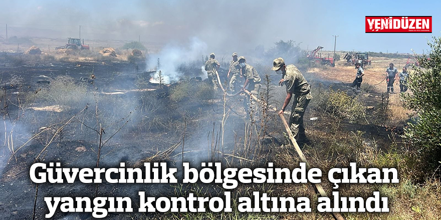 Güvercinlik bölgesinde çıkan yangın kontrol altına alındı