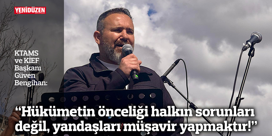 “Hükümetin önceliği halkın sorunları değil, yandaşları müşavir yapmaktır!”