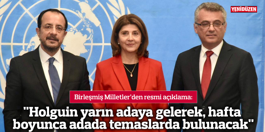 "Holguin yarın adaya gelerek, hafta boyunca adada temaslarda bulunacak"