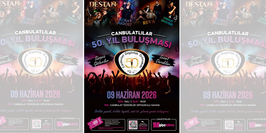 Canbulat Ortaokulu mezunları yarın akşam bir araya geliyor