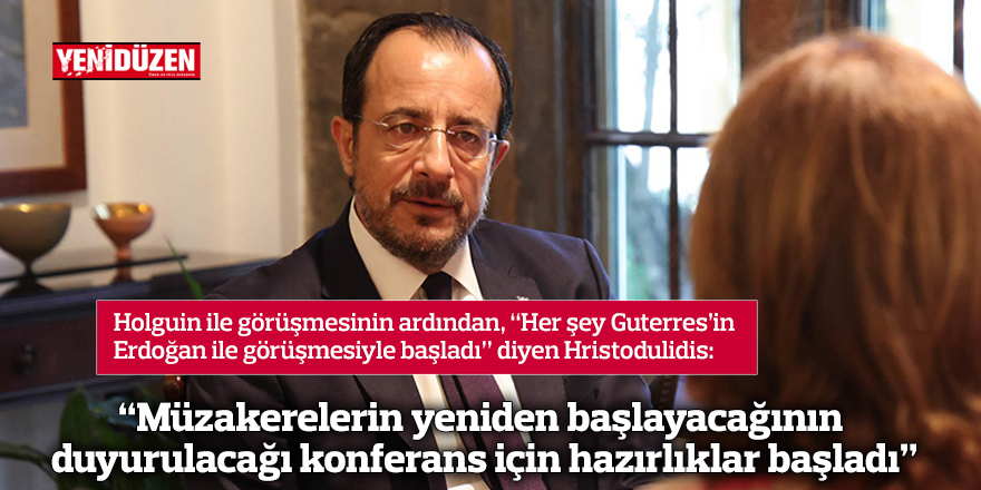 "Müzakerelerin yeniden başlayacağının duyurulacağı konferans için hazırlıklar başladı"