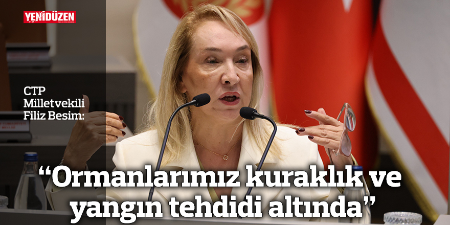 “Ormanlarımız kuraklık ve yangın tehdidi altında”