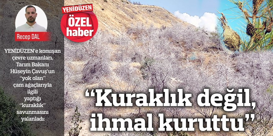 “Kuraklık değil, ihmal kuruttu”