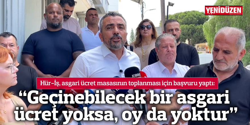Hür-İş, asgari ücret masasının toplanması için başvuru yaptı