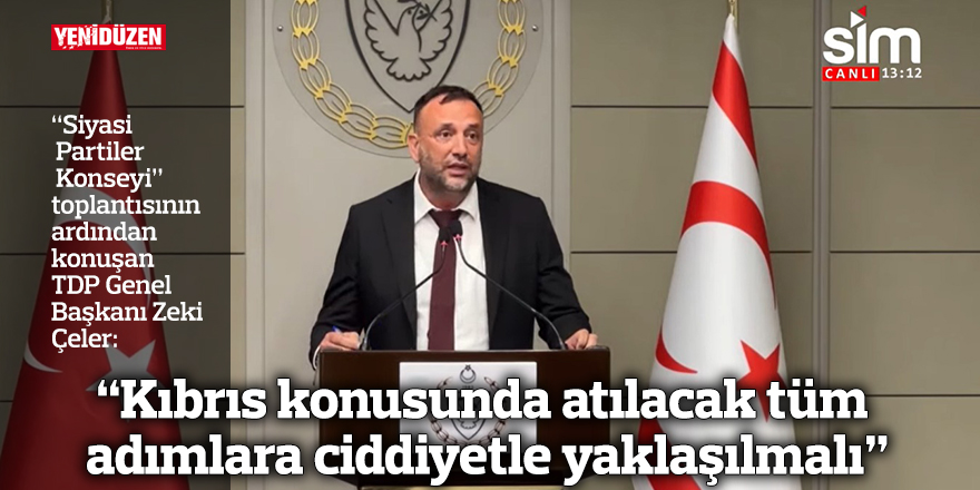 “Kıbrıs konusunda atılacak tüm adımlara ciddiyetle yaklaşılmalı”