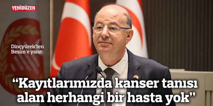 “Kayıtlarımızda kanser tanısı alan herhangi bir hasta yok”