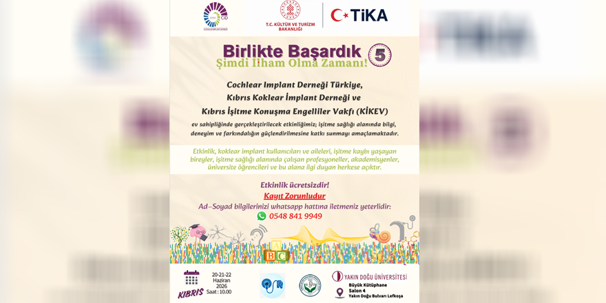 İşitme sağlığı ve koklear implant için eğitim ve farkındalık günleri...