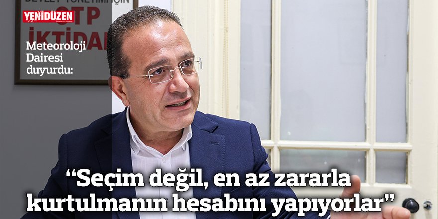 “Seçim değil, en az zararla kurtulmanın hesabını yapıyorlar”