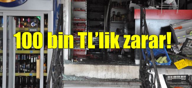 Girne’de korkutan yangın…