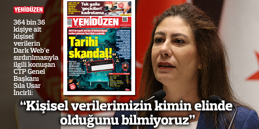 “Kişisel verilerimizin kimin elinde olduğunu bilmiyoruz”