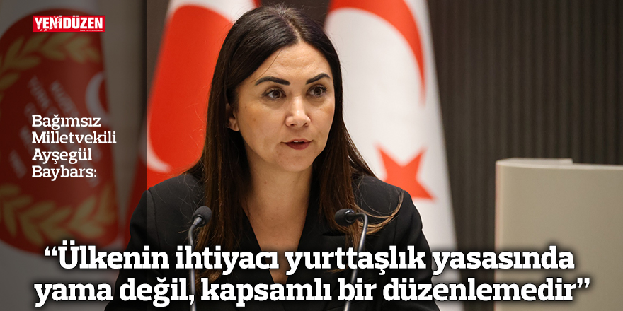 “Ülkenin ihtiyacı yurttaşlık yasasında yama değil, kapsamlı bir düzenlemedir”