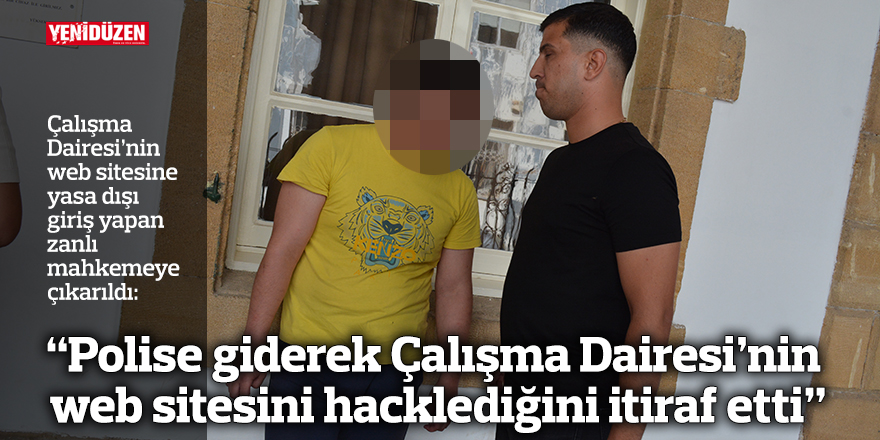 “Polise giderek Çalışma Dairesi’nin web sitesini hacklediğini itiraf etti”
