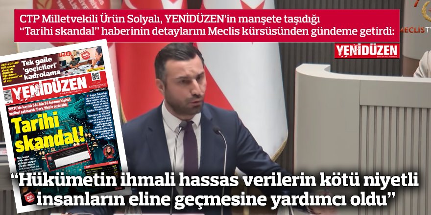 “Hükümetin ihmali hassas verilerin kötü niyetli insanların eline geçmesine yardımcı oldu”