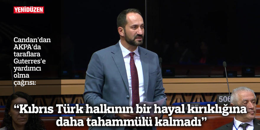 "Kıbrıs Türk halkının bir hayal kırıklığına daha tahammülü kalmadı"