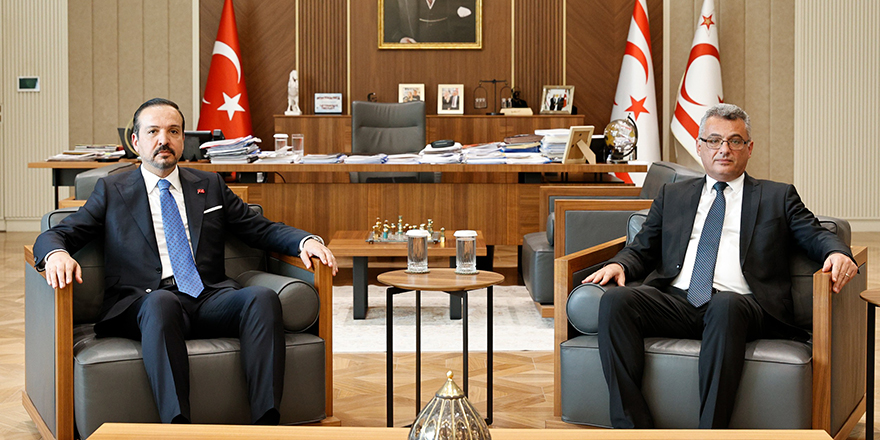Cumhurbaşkanı Erhürman, AK Parti Genel Başkan Yardımcısı Zorlu’yu kabul etti