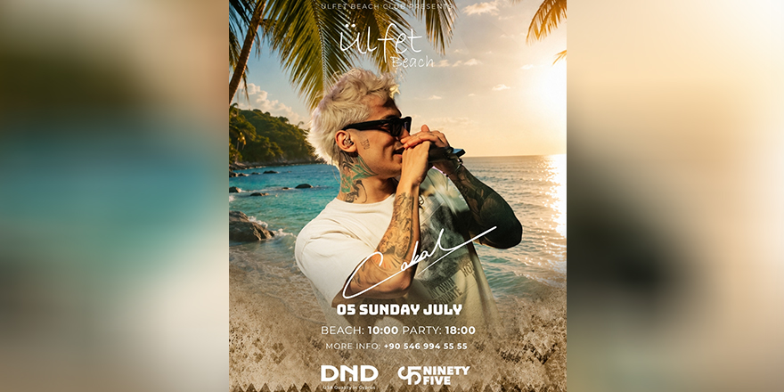 Rap sanatçısı Çakal, 5 Temmuz'da Ülfet Beach Club'ta sahne alacak