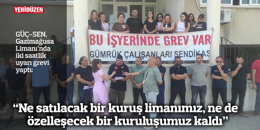 “Ne satılacak bir kuruş limanımız, ne de  özelleşecek bir kuruluşumuz kaldı”