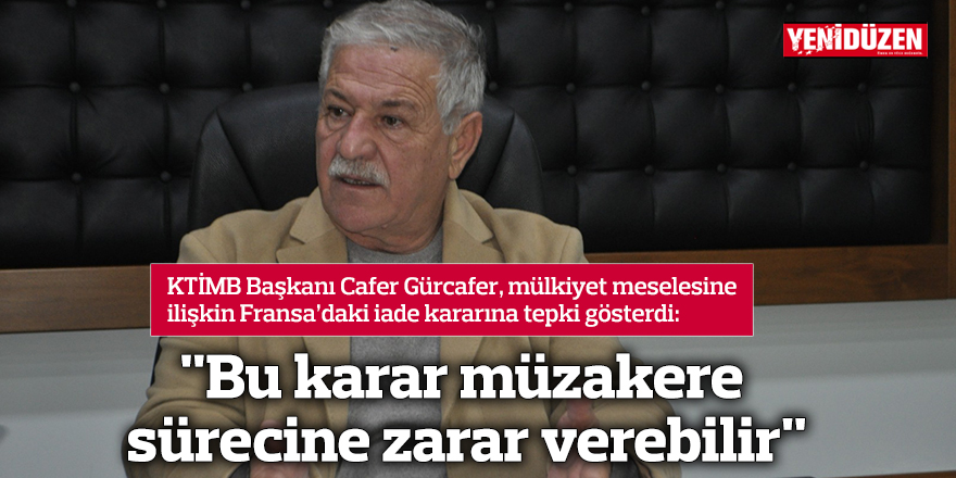 "Bu karar müzakere sürecine zarar verebilir"