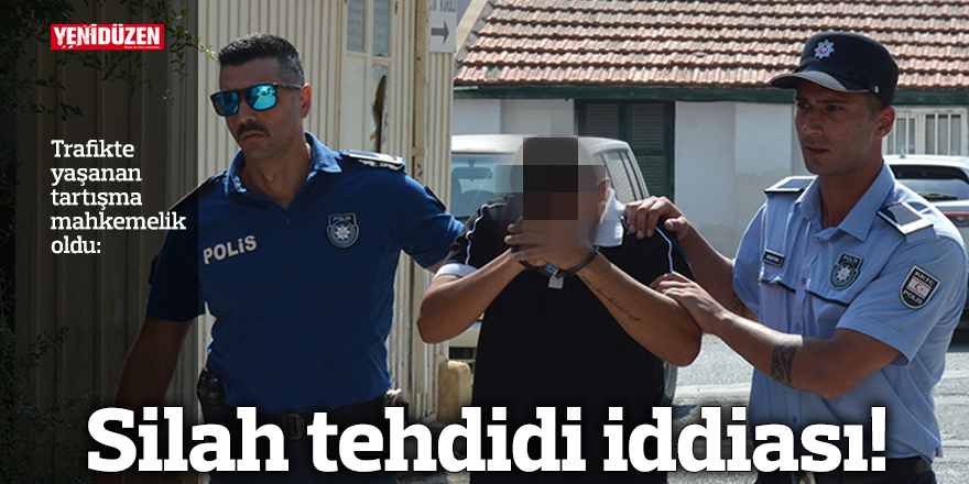 Silah tehdidi iddiası!