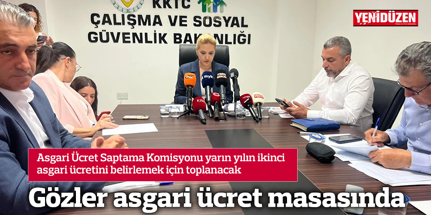 Gözler asgari ücret masasında