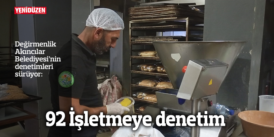 92 İşletmeye denetim