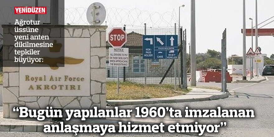 “Bugün yapılanlar 1960’ta imzalanan anlaşmaya hizmet etmiyor”